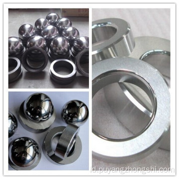 Tungsten carbide ball valve cincin